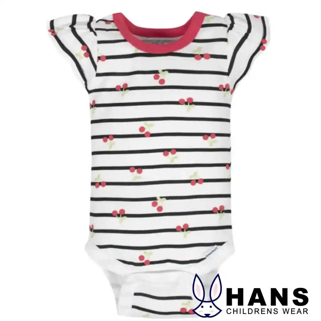 Bodies pack 2 Cherry niña - (Talla 6-9)