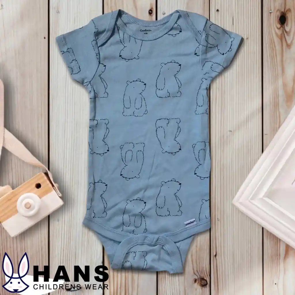 Bodies pack 2 oso niño - (Talla 6-9)