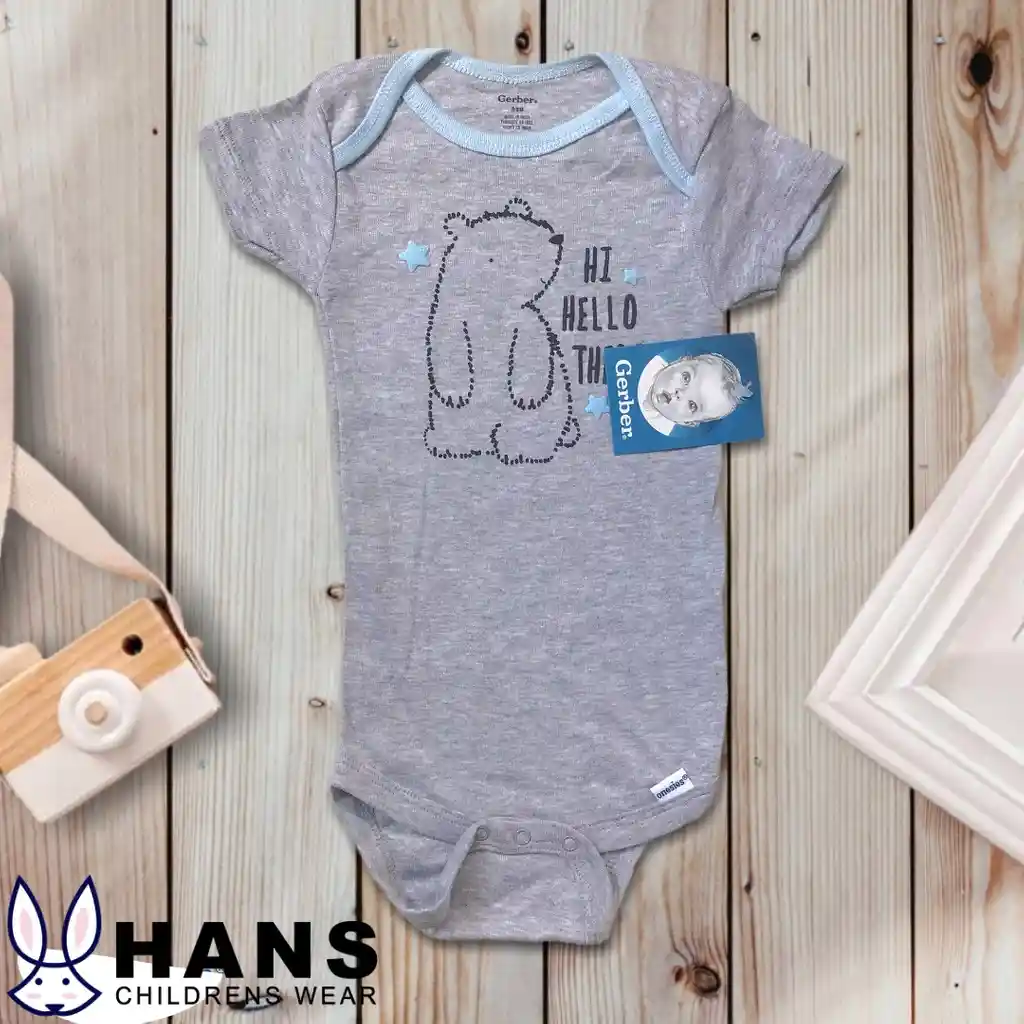 Bodies pack 2 oso niño - (Talla 6-9)