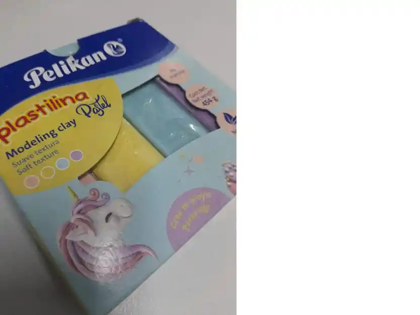 Plastilina X 4 Colores Pastel Pastel Pelikan