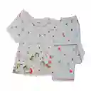 Pijama Niña Alicia Estampada Curuba Talla 12