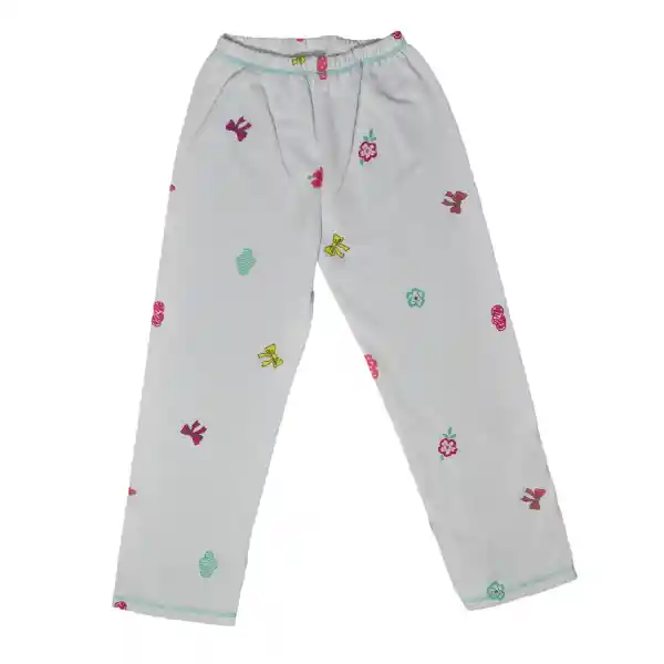 Pijama Niña Alicia Estampada Coral Talla 12