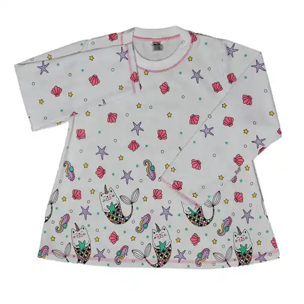 Pijama Niña Alicia Estampada Rosado Talla 12