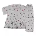 Pijama Niña Alicia Estampada Rosado Talla 12