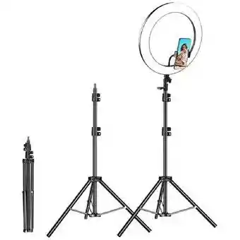 Aro De Luz Led Flash 26 Cm Fotografía Selfie + Trípode