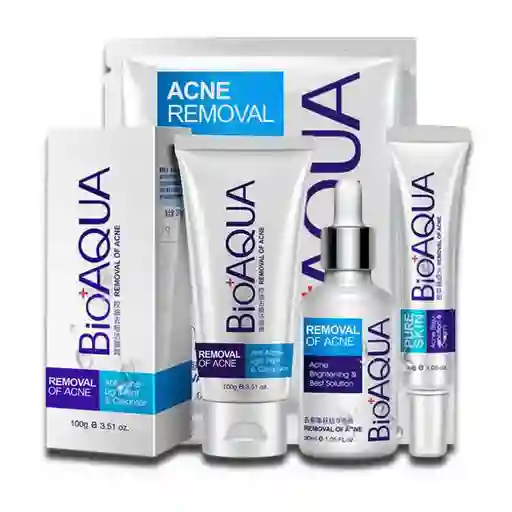 BIOAQUA Kit Anti - Acne Pure Skin X 4 Productos