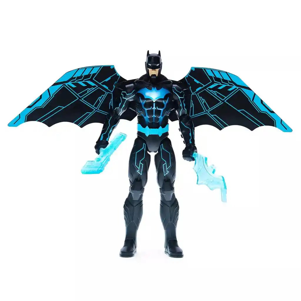 Batman Bat-tech Alas Expandibles Luces Sonidos 30cm Original