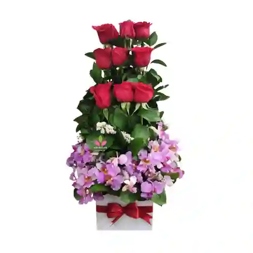 Floristeria Arreglo Floral Con Rosas - En Cali