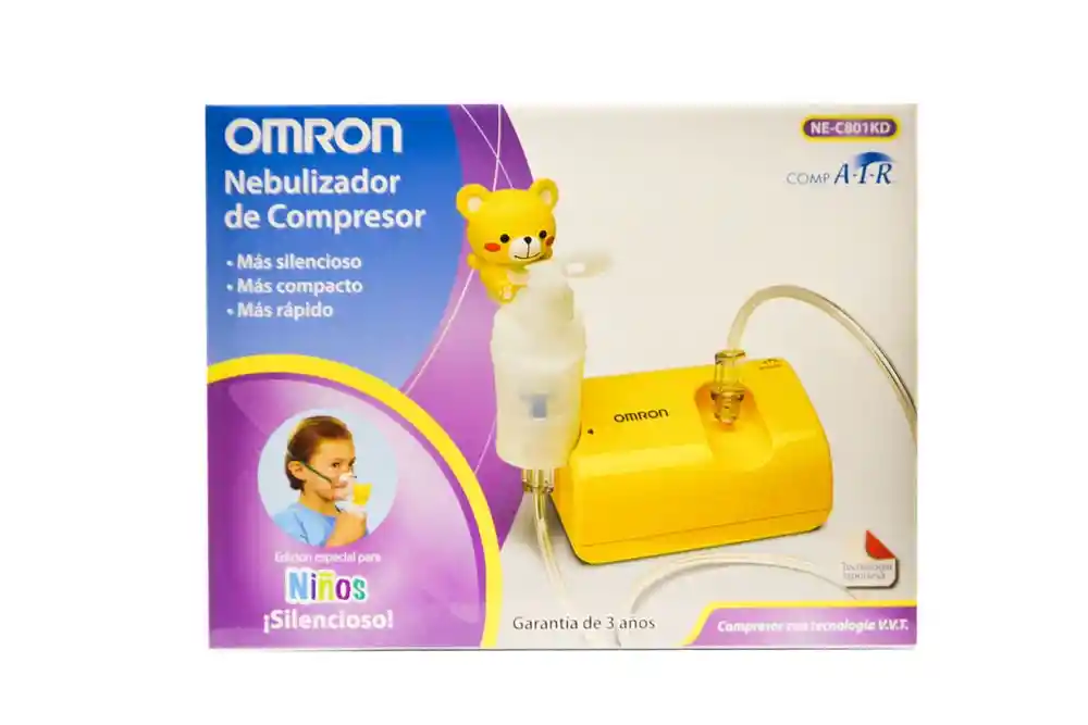 NEBULIZADOR DE COMPRESOR PARA NIÑOS Y BEBÉS NE-C801KDLA