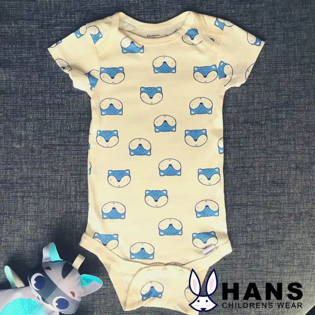 Bodies pack 3 Fox niño - Talla (6-9)