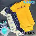 Bodies pack 3 FOX niño - Talla(3-6)