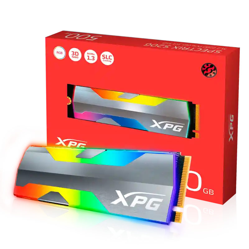 Rgb Unidad Solida Xpg M.2 Spectrix S20G Pcie 500Gb