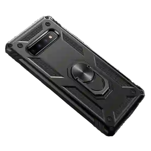 Samsung Estuche Carcasa Protector Con Anillo Soporte Note 10 Plus - Negro