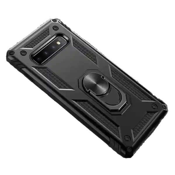 Samsung Estuche Carcasa Protector Con Anillo Soporte Note 10 Plus - Negro