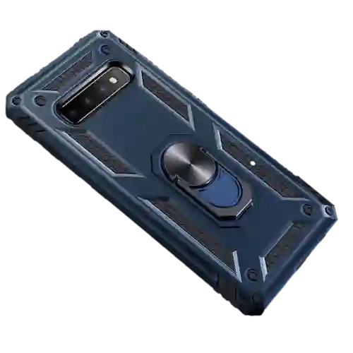 Samsung Estuche Carcasa Protector Con Anillo Soporte Note 10 - Azul