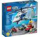 Lego City Helicóptero Persecución 212 Piezas 60243