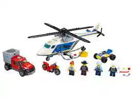 Lego City Helicóptero Persecución 212 Piezas 60243