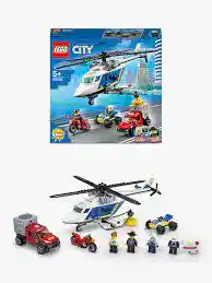 Lego City Helicóptero Persecución 212 Piezas 60243