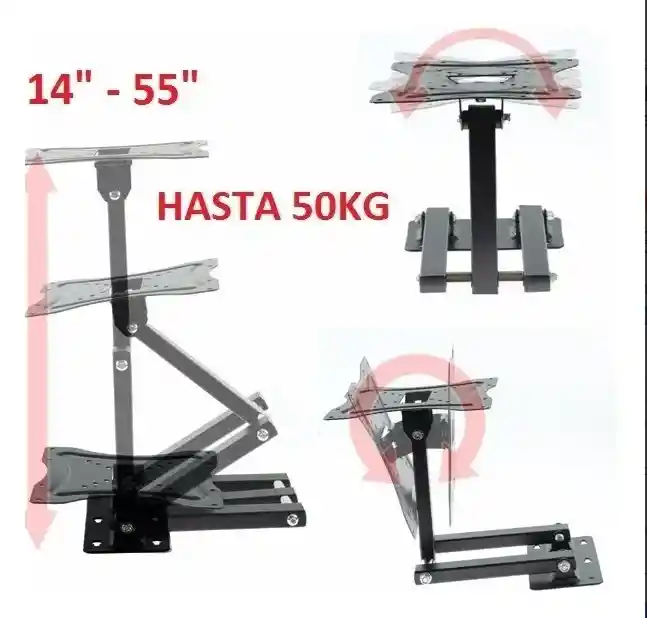 Soporte Base Pared Tv Lcd Led Base 14 Hasta 55 '' 50kg Full