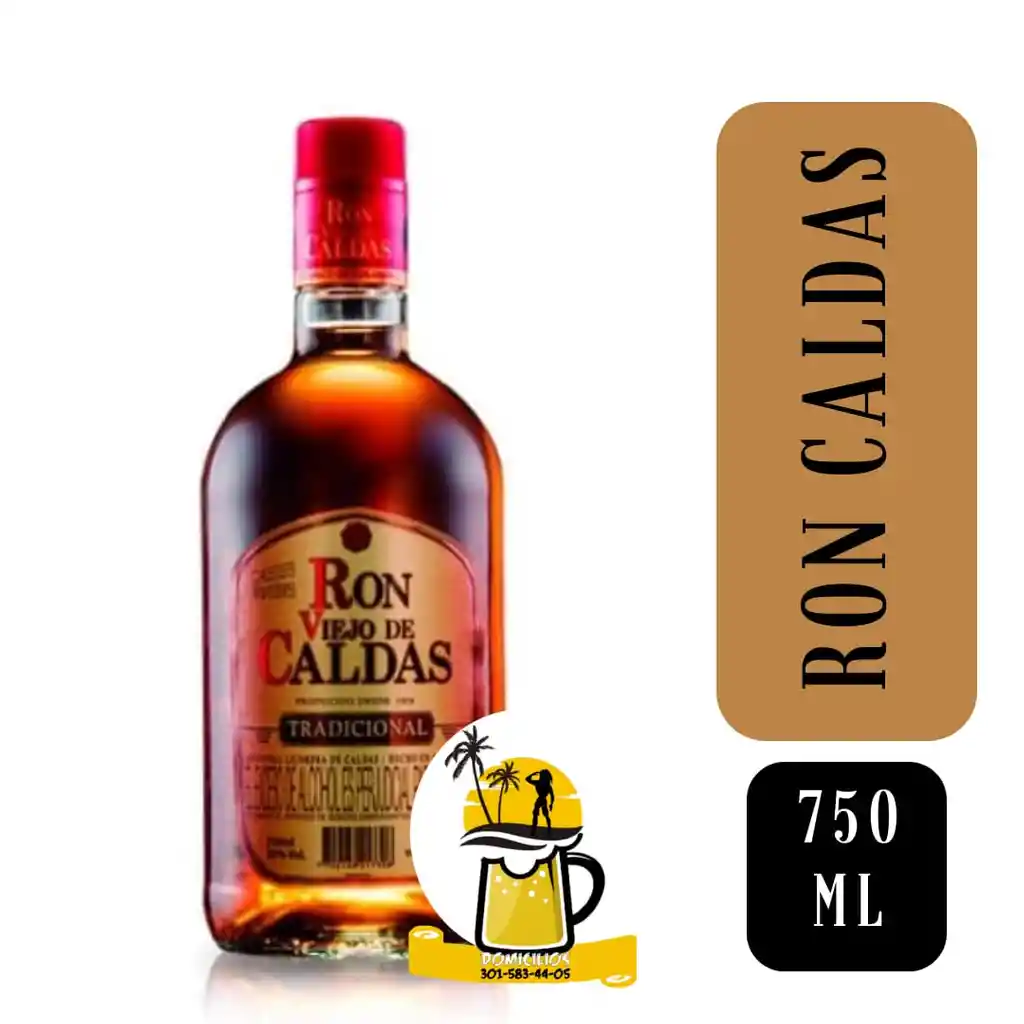  Ron Viejo De Caldas Tradicional 750 Ml 