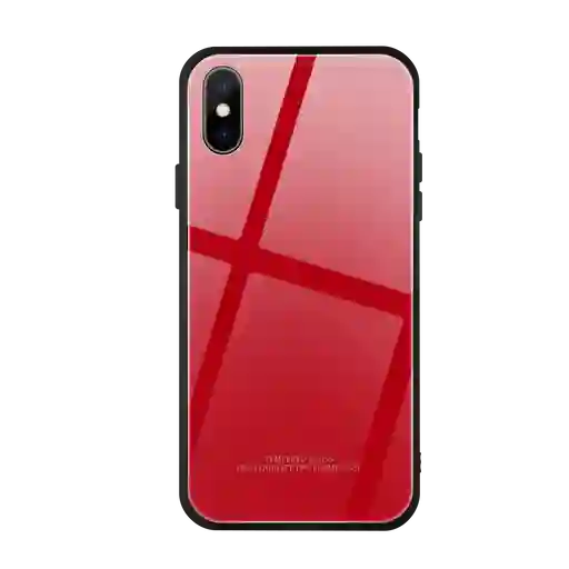 Xiaomi Estuche Carcasa Protector Vidrio Templado Pocophone F1 - Rojo