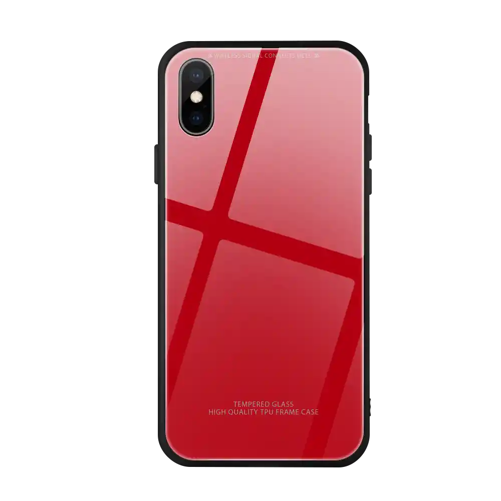 Xiaomi Estuche Carcasa Protector Vidrio Templado Pocophone F1 - Rojo