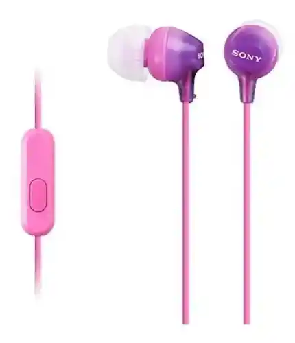 Sony Audífonos In-Ear Ex Series Mdr-Ex15Ap Púrpura