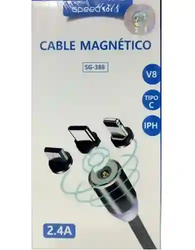 Cable Magnetico V8/tipo C/iph Speedsong 