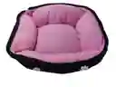 Cama Para Mascota Rosado+ Cobija + 100 Bolsas+ 2 Juguetes + comedero