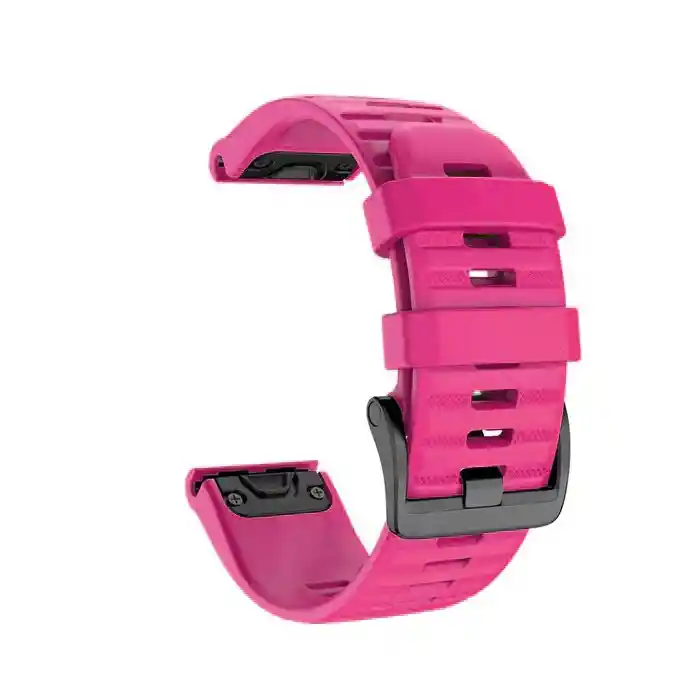 Garmin Correa Banda De Colores Para Fenix 5 Plus Forerunner - Rosa Fucsia