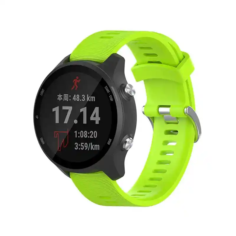 Garmin Correa Banda De Colores Para Fenix 5 Plus Forerunner - Verde Limon