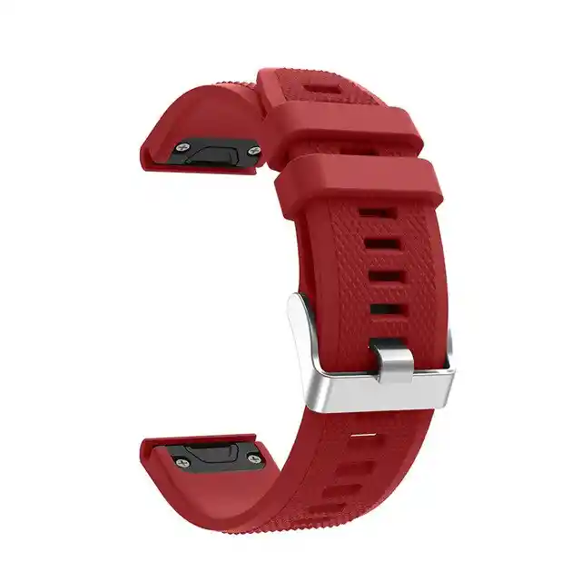 Garmin Correa Pulsera Banda De Colores Para Fenix 5X - Rojo