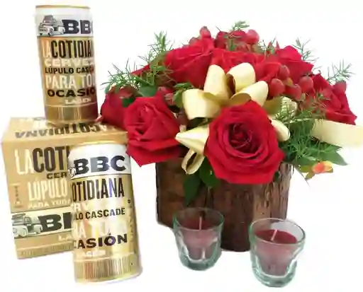 Arreglo Floral Para Compartir. Rosas