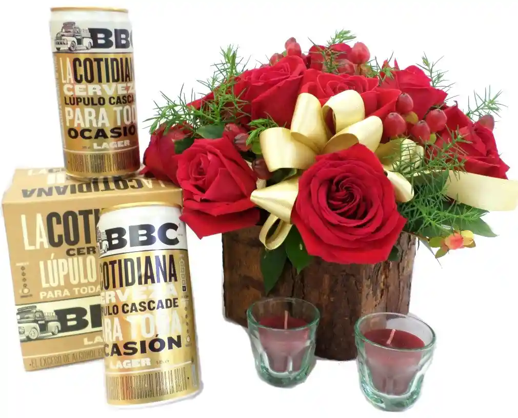 Arreglo Floral Para Compartir. Rosas