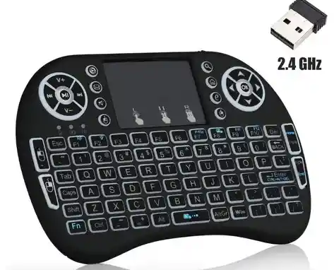 Mini Teclado Gamer Inalambrico Touchpad Android, Tv, Windows