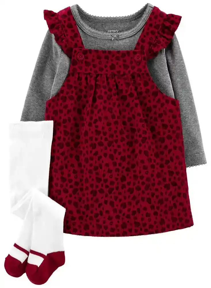 Vestido con medias Animal Print 9 meses