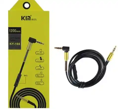 Cable Audio Macho A Macho 1200mm Auriculares Micrófono