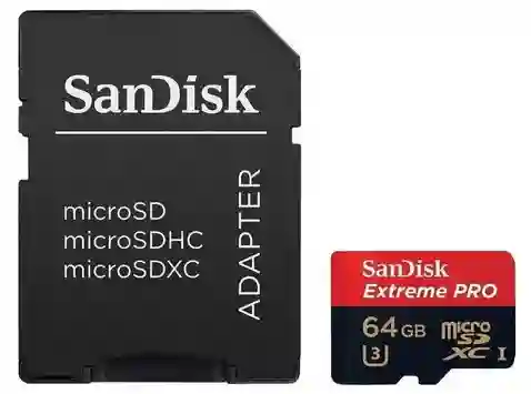 Sandisk Tarjeta De Memoria Sdsqxcg-064G-Gn6Ma Extreme Pro Con Adaptador Sd 64Gb
