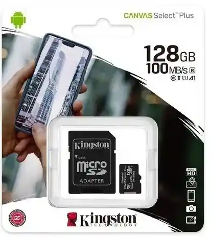 Kingston Tarjeta De Memoria Adaptador Sd 128Gb