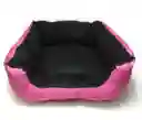 Cama Para Mascota rosado + Cobija + 100 Bolsas+ 2 Juguetes + comedero