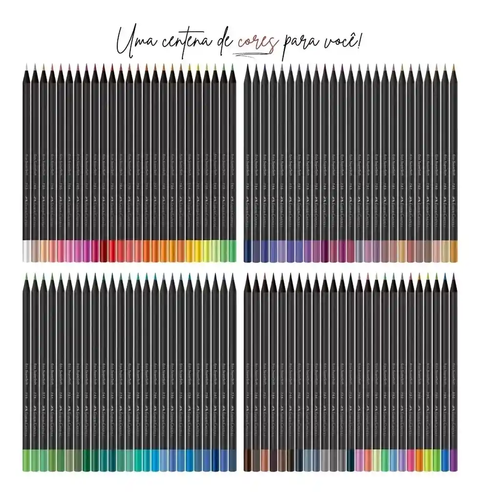 Faber Castell Colores Supersoft 100 Unidades