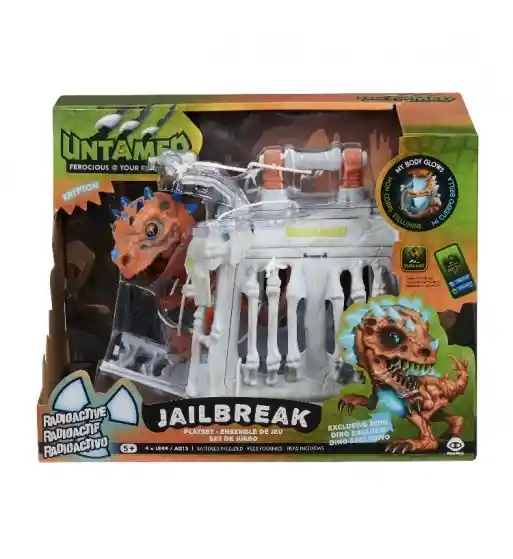 Untamed Jailbreak Playset - Krypton (Bronce con resplandor azul) - Por WowWee