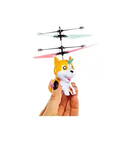 XIB Helicopter Hovering Unicorn Animals - A partir de 10 años, Multicolor