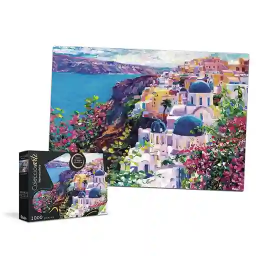 Ronda Rompecabezas 1000 Piezas Santorini Coleccion Arte Lujo