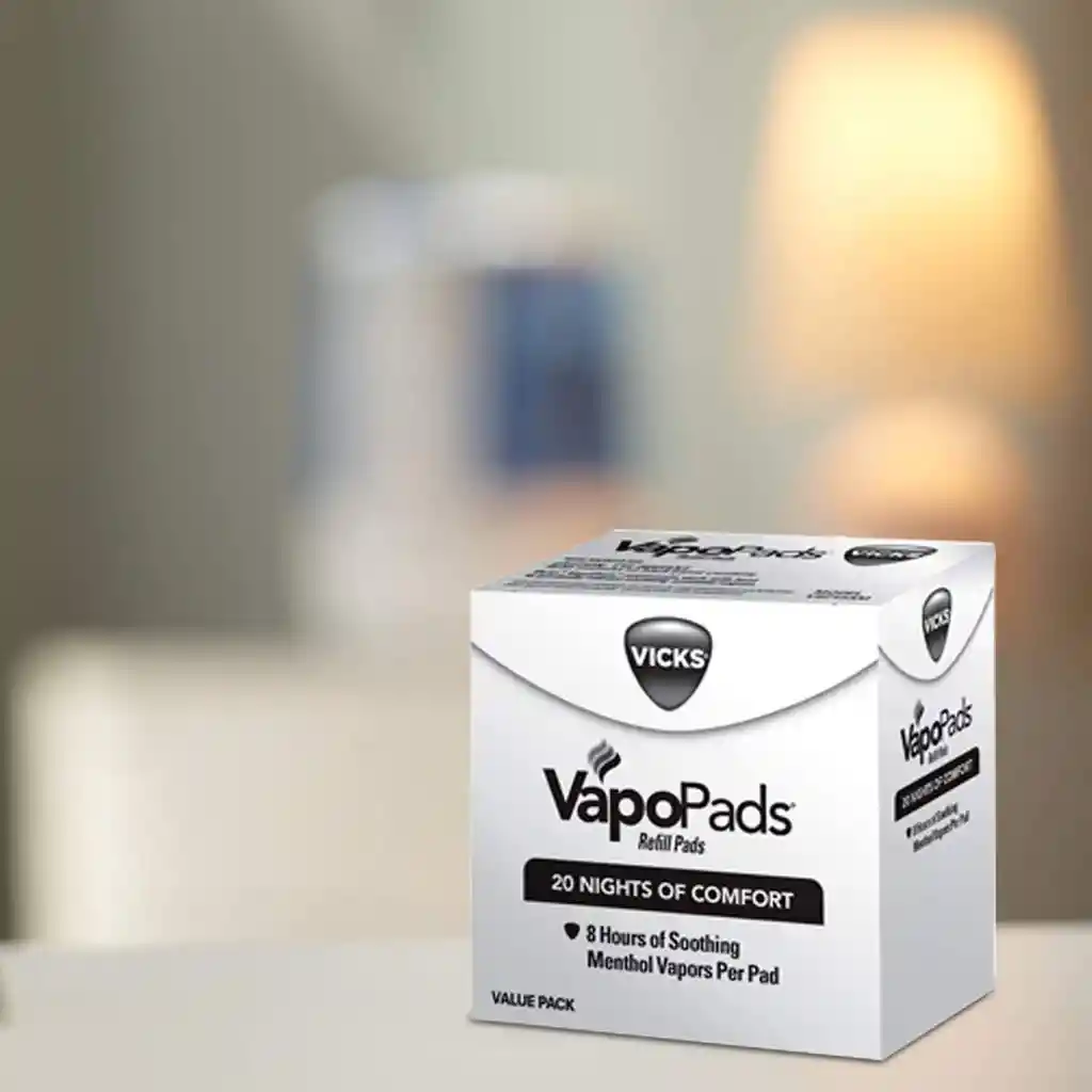 Pads de repuesto Vapopads de Vicks de Eucalipto y Menthol 20 unidades