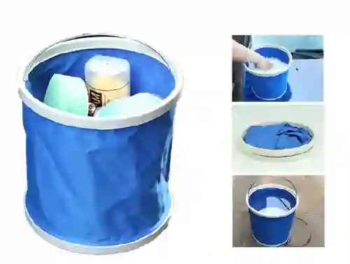 Cubo Plegable De Gran Capacidad Para Camping Y Pesca 9 Litros