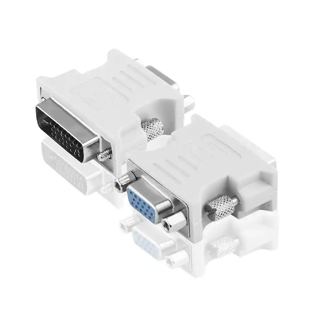 Adaptador Convertidor Vídeo Dvi-i 24+5 Macho A Vga Hembra 15
