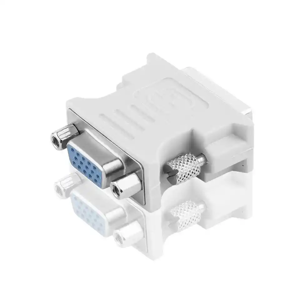 Adaptador Convertidor Vídeo Dvi-i 24+5 Macho A Vga Hembra 15