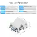 Adaptador Convertidor Vídeo Dvi-i 24+5 Macho A Vga Hembra 15