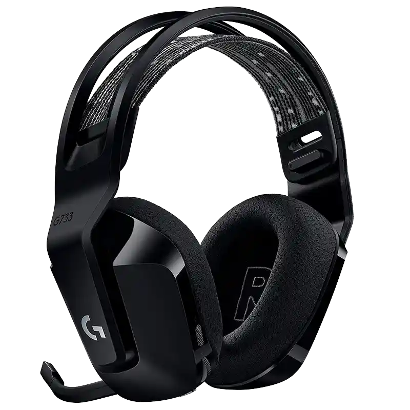 Diadema Gamer Inalámbrico Logitech G733 Negro Rgb